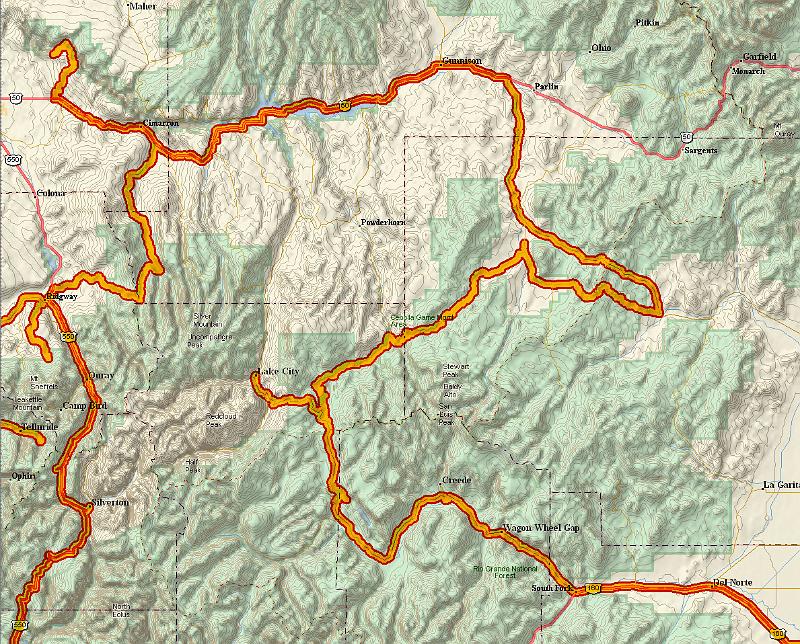 OurayGunnisonLakeCityCreedMap copy